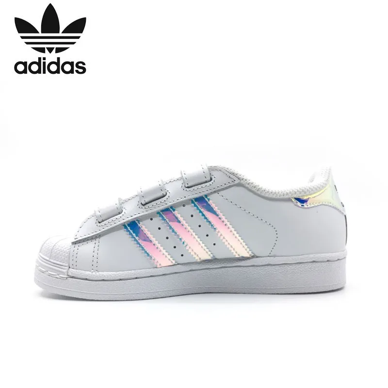 Adidas Clover SuperStar The Gold Standard Shell Head Small White Shoes Magic Baby Stick KIDS Shoes AQ6280