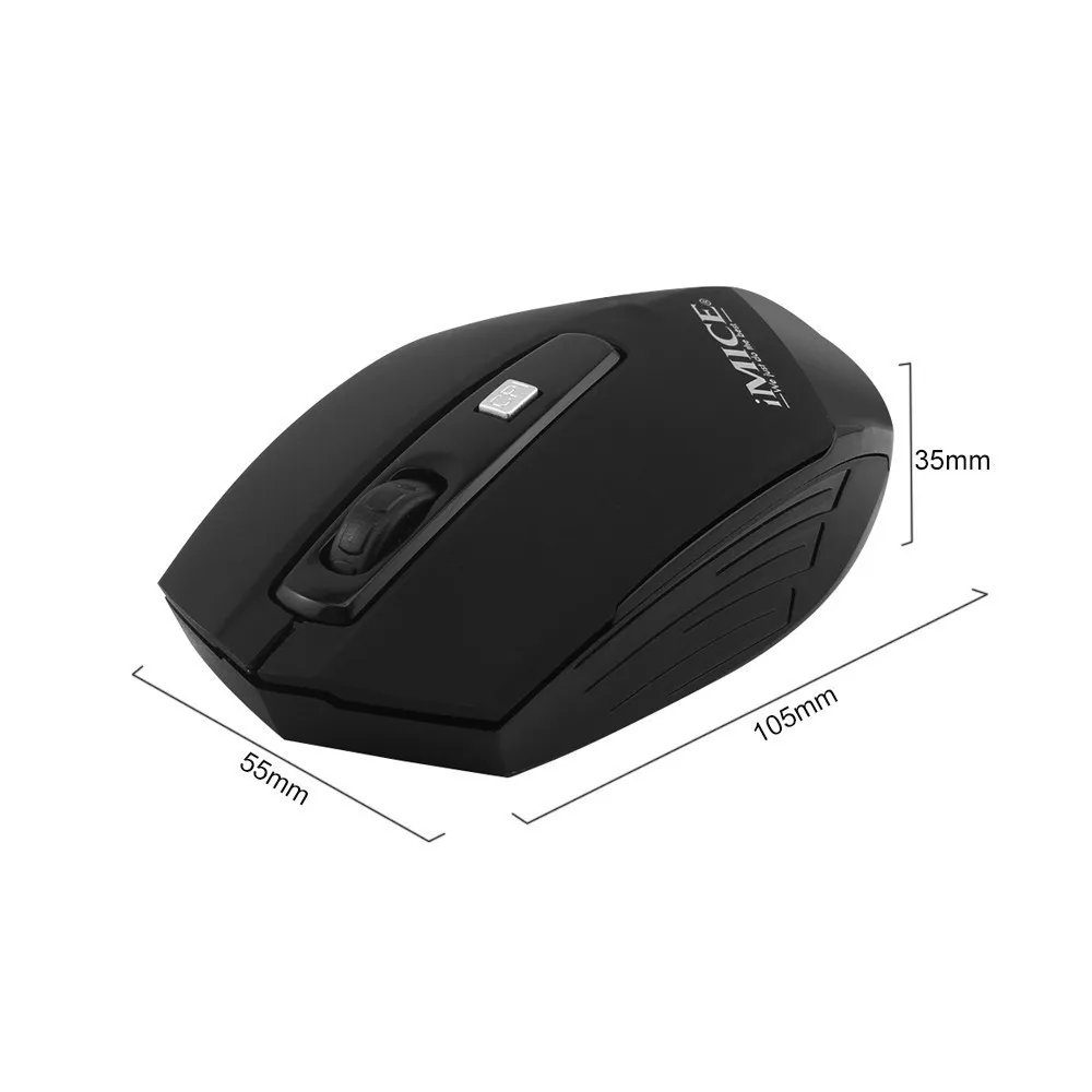 Беспроводная оптическая эргономичная мини мышь IMICE 2 4 ГГц 1600 DPI USB|Мыши| |