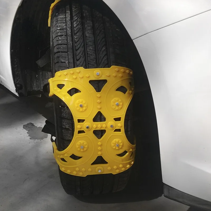 

Universal Car Snow Chains Automobile Tire Anti-skid Chain Tendon Snow Off The Sleepy Chains Off-road Vehicle Snow Emergency