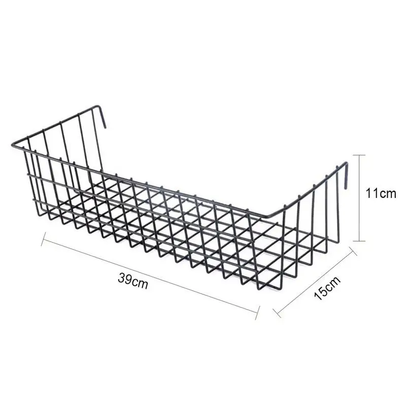Настенный декор, железная рама, подвесной стеллаж, настенный дисплей, коробка для хранения, многофункциональная сетка, проволока, металлическая настенная полка