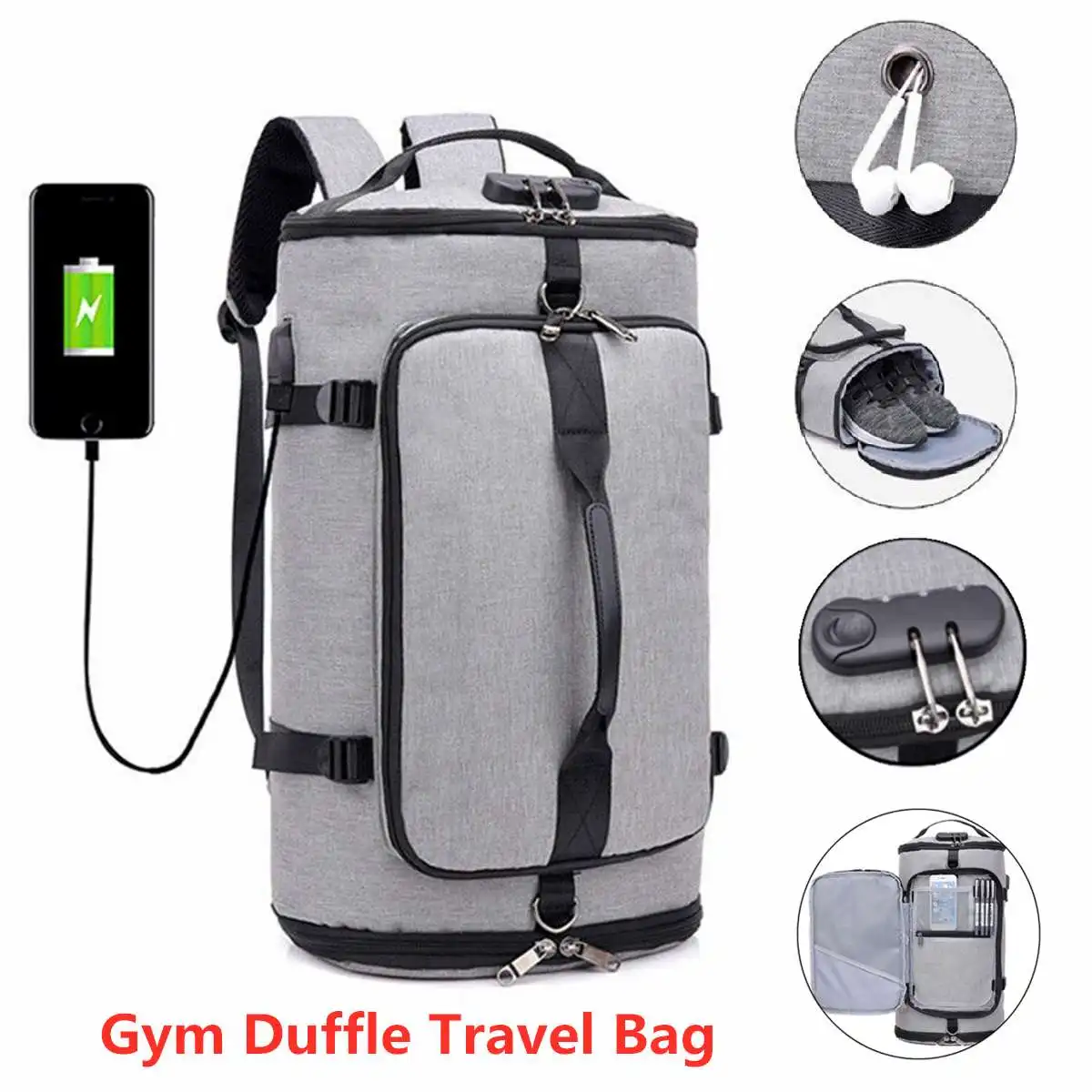 Мужская сумка для путешествий, нейлоновая сумка, мужская обувь, рюкзак для путешествий, спортивная сумка, рюкзак, многофункциональная сумка, сумки для спортзала, для хранения обуви