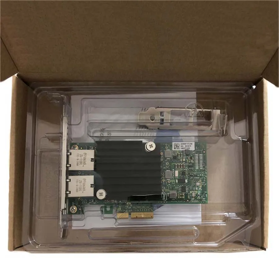 Eastforfuy для Intel Ethernet PCI-Express Converged Network Adapter X550-T2-PCI-E X4-двойной RJ45 Медь Порты и разъёмы CNA для ПК