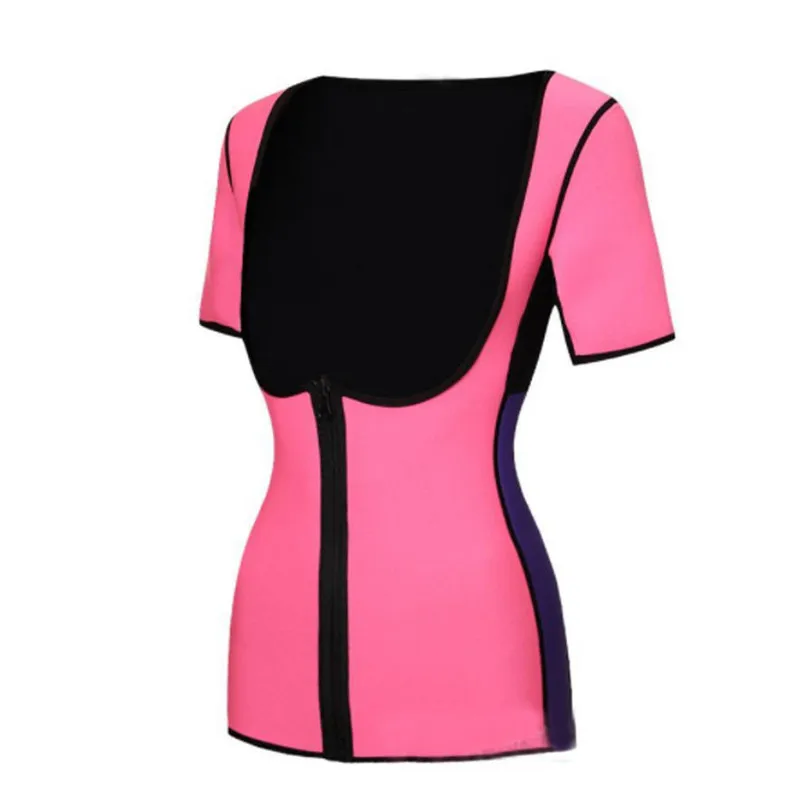 

Trendy Women clothes short sleeve Waist Trainer Cincher Underbust cotton Corset Belt Shapewear Slim Body one pieces