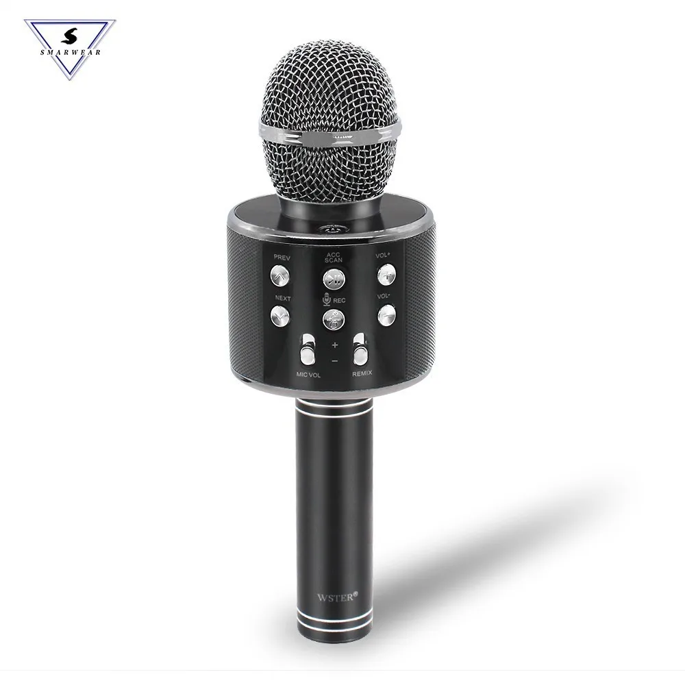 50 discount WS858 Wireless Karaoke Microphone Portable Bluetooth home