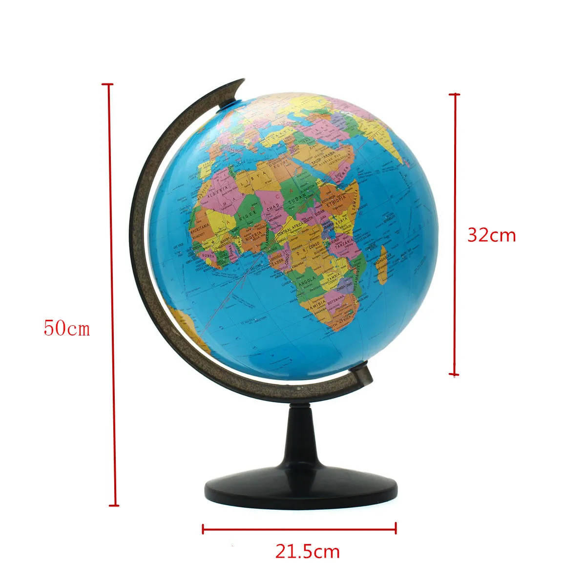 Вращающаяся карта мира Карта 32 см детская развивающая игрушка Декор для дома и