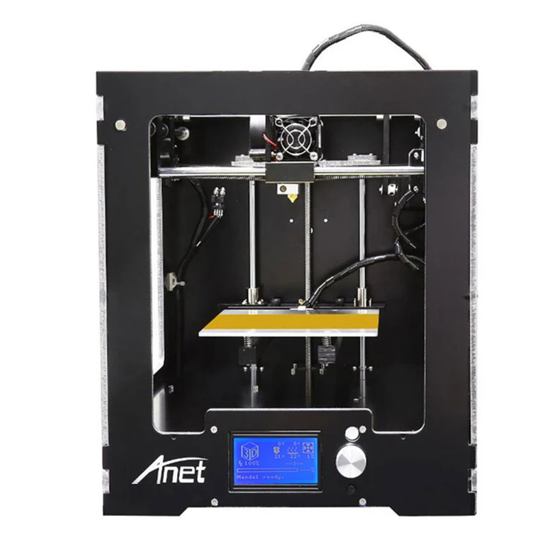 Склад США большая скидка Anet 3D Drucker Prusa I3 3 D принтер комплект для офиса дома используется для обучения детей 1,75 мм PLA нити
