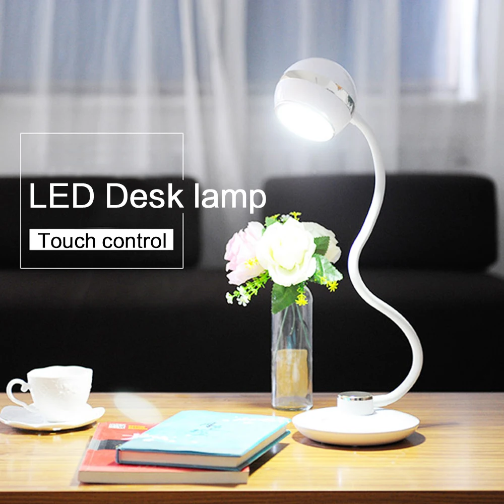 

2000mah Rechargeing 5w 38pcs Led Desk Lamp Modern Touch Switch Stepless Dimming Eye Protection Reading Light Led Table Lamps