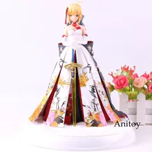 Fate Stay Night Saber кимоно ПВХ Коллекционная модель игрушки платье Ver. Фигурка подарок на день рождения