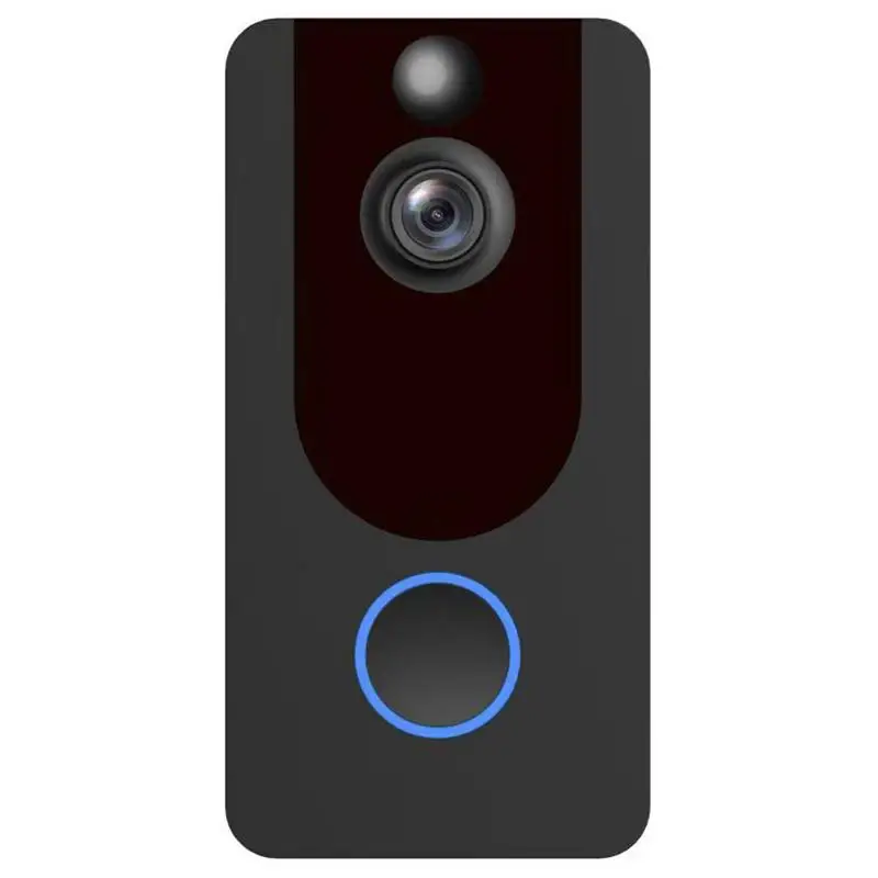 

V7 Wireless WIFI 1080P Video Doorbell HD Security Camera Real Time Video Night Vision PIR Motion Detection App Control Doorbell