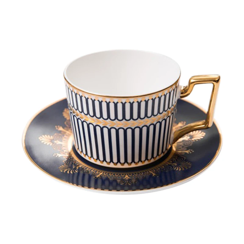 

Phnom Penh Ceramic Coffee Cup European And Saucer Set Household Simple Afternoon Tea With Spoon