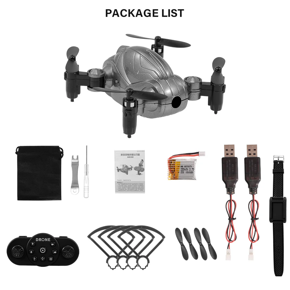 

RC Drone with LED Light RC Quadcopter for Beginners Kids Adults with Altitude Hold Headless Mode