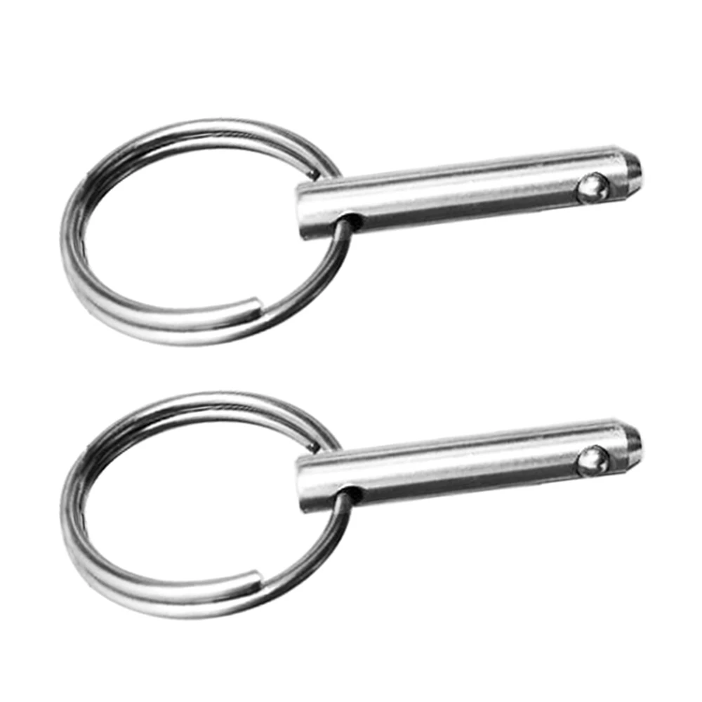 

2pcs 1pc 316 Stainless Steel Spring Pin Loaded Quick Release Pins for Boat Deck Hinge Bimini Top Marine Grade Quick Release Pins