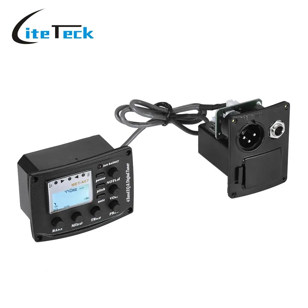 Acoustic Guitar 4 Band EQ Equalizer Tone Volume Amplifier