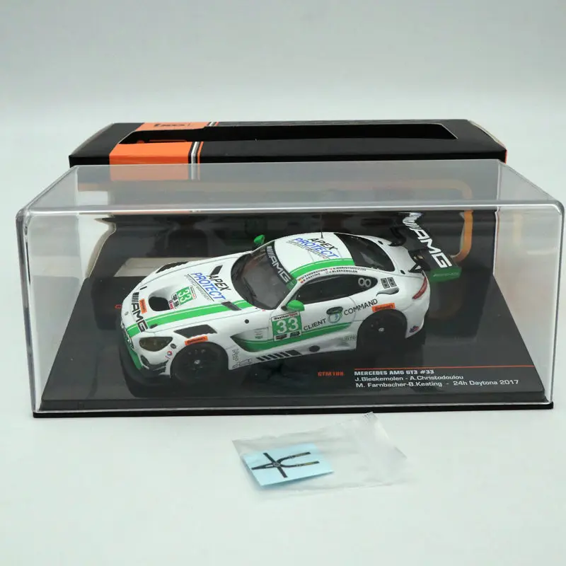 IXO 1:43 Mercedes AMG GT3#33 24 часа в сутки Daytona GTM108 Ограниченная серия коллекции