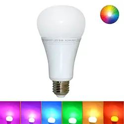 CLAITE умный свет лампы E27 12 Вт затемнения 2,4 г RGB + CCT светодио дный умный свет лампы работает с Milight Remote APP AC85-265V