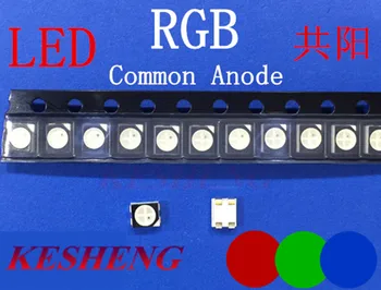 

Wholesale RGB POWER TOP 1210 3528 SMD SMT PLCC-2 LED Red Green Blue New common anode 2000PCS