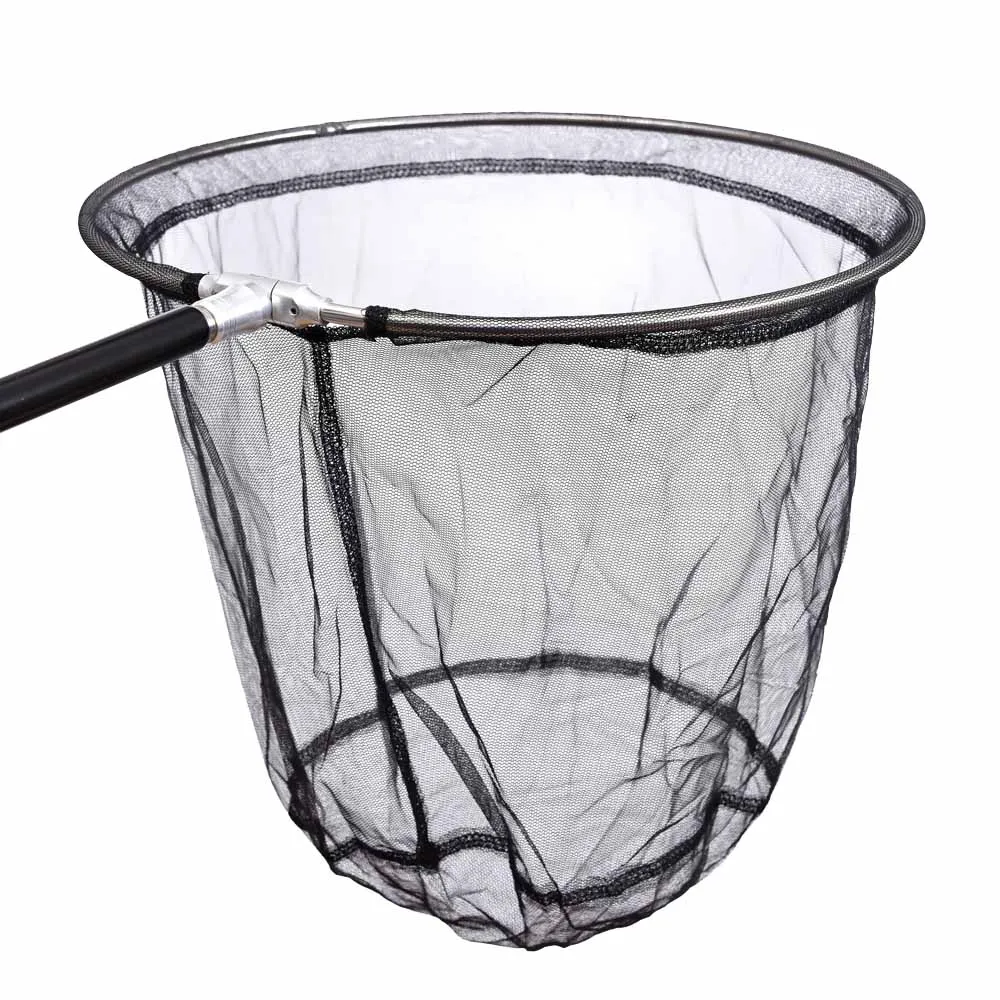 2.05M Round Brail Folding Fishing Landing Net 5 Section Extending Pole Handle Foldable Tackle Pesca | Спорт и развлечения