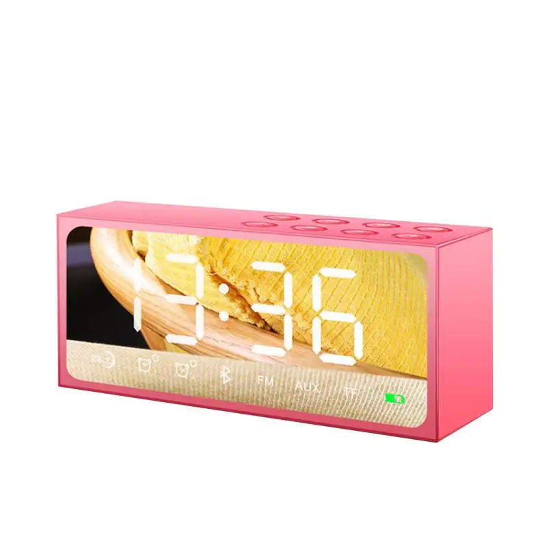 

Portable Speaker Wireless Bluetooth Player 3D Stereo HD Sound Surround Home Outing Mini Devices Alarm With Mic Hands-free Calls