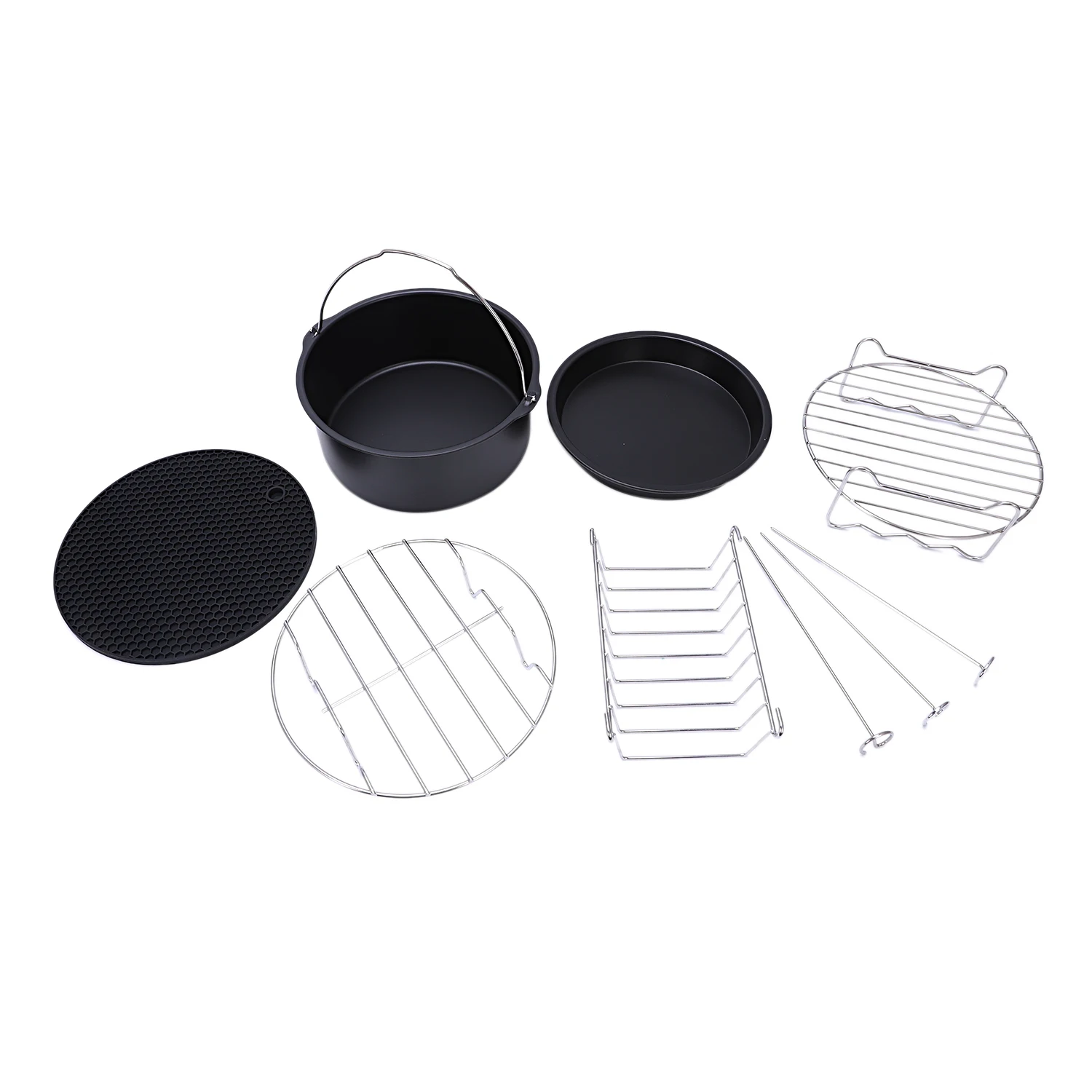 

6-piece 7-inch air fryer accessories Universally available for Philips Gowise Cozyna Popular kitchen appliances for all 3.7QT