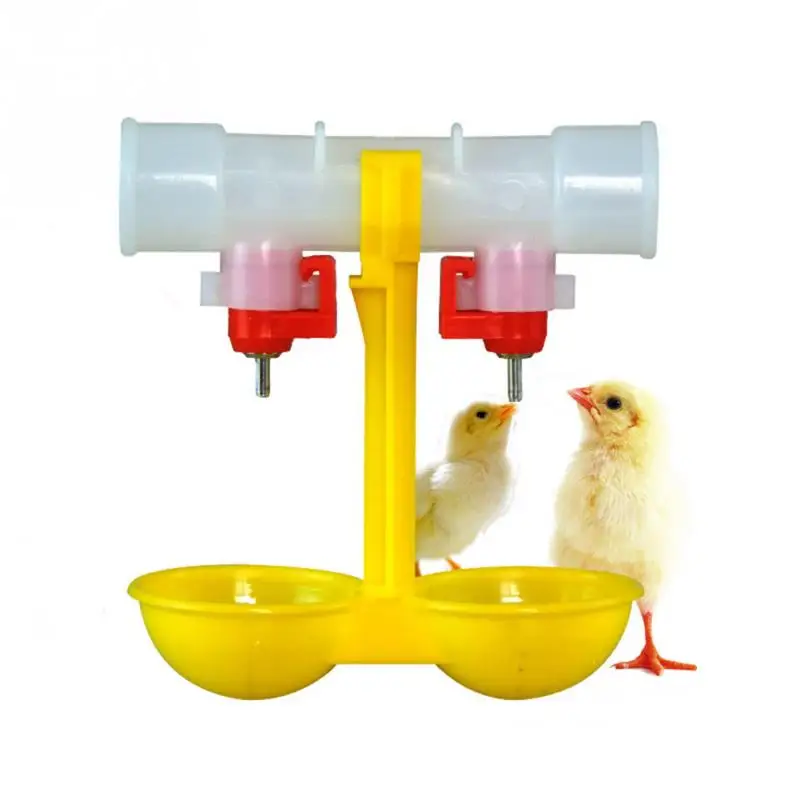 

Chicken drinking cup Quail water bowls Double Hanging Cup Pheasant drink Chicken Tools Chicken glasses Cages