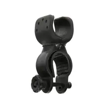 2.5 360 Torch Clip Mount Bicycle Front Light Bracket Flashlight Holder Rotation With antiskid rubber gaskets Rotating Light clip