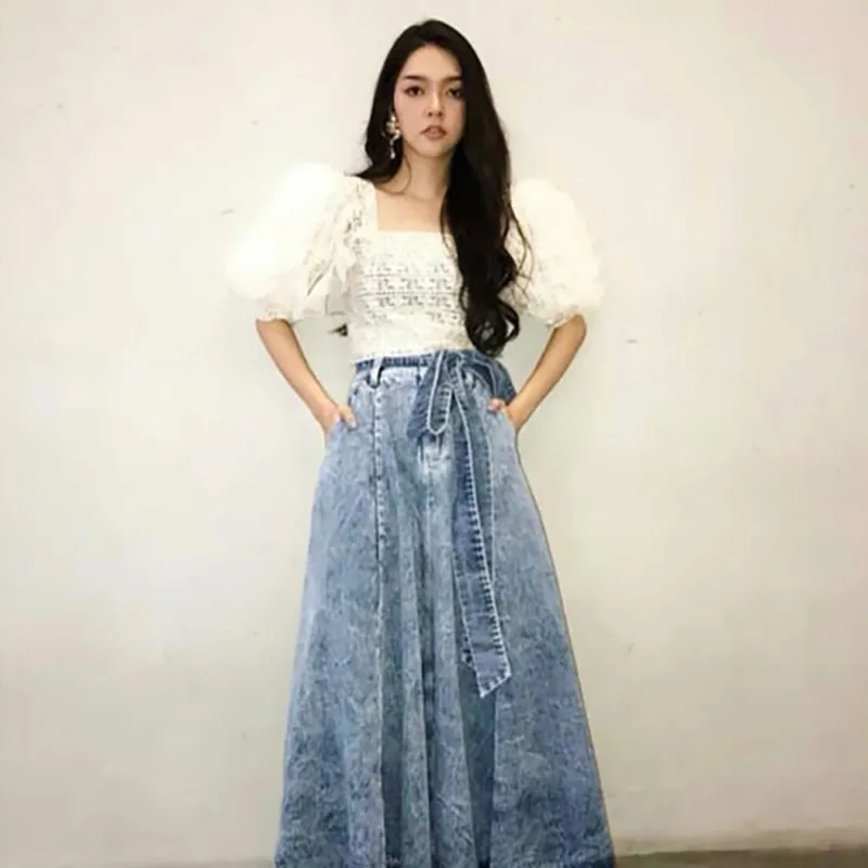 Женская блузка с вышивкой TWOTWINSTYLE винтажная короткая квадратным вырезом и