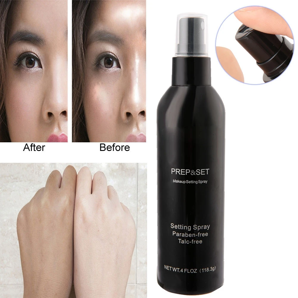 

Makeup Setting Spray 118ml Moisturizing Long-lasting Foundation Spray Make Up Fix Black Oil-control Natural Spray Face Skin Care