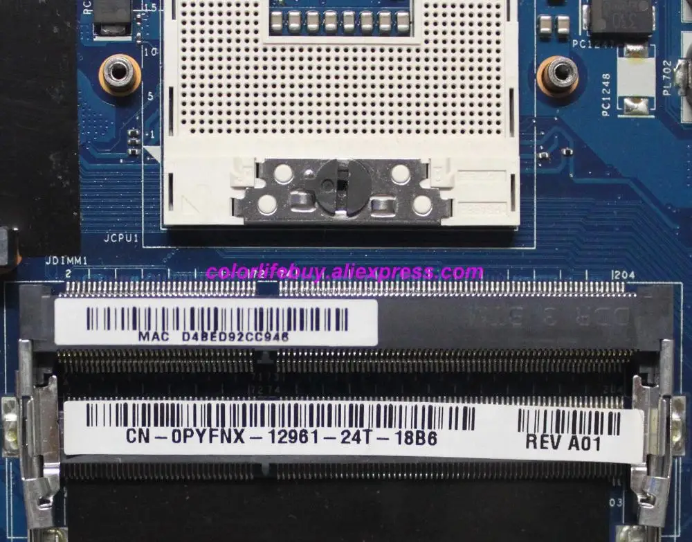 حقيقية CN-0PYFNX 0 PYFNX PYFNX QCL00 LA-8241P HM77 DDR3 اللوحة المحمول اللوحة الأم لديل Vostro 3560 V3560 الكمبيوتر الدفتري