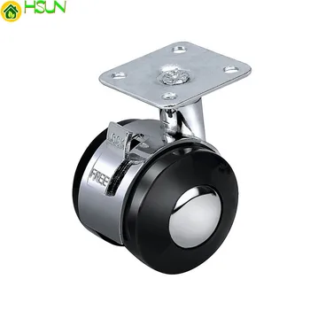 

1.5 inch / 2.0 inch Thick zinc alloy casters Flat swivel casters with brakes Furniture coffee table Steering wheel