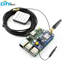 SIM868 модуль GSM GPRS gps GNSS Bluetooth 3,0 шляпа SMS Телефонный звонок для Raspberry Pi 2B/3B/Zero W