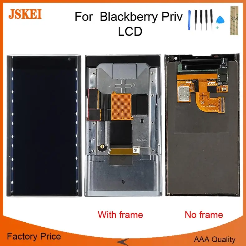 

For BlackBerry Priv LCD Display Touch Screen Digitizer Assembly Replacement Parts 100% test For BlackBerry Priv