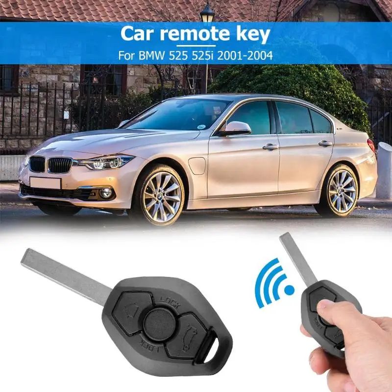 

3 Button 433MHz ID44 Chip Flip Folding Modified Car Blank Key Shell Remote Fob Cover for BMW 3 5 7 Series X5 Z3 Z4 330 330i