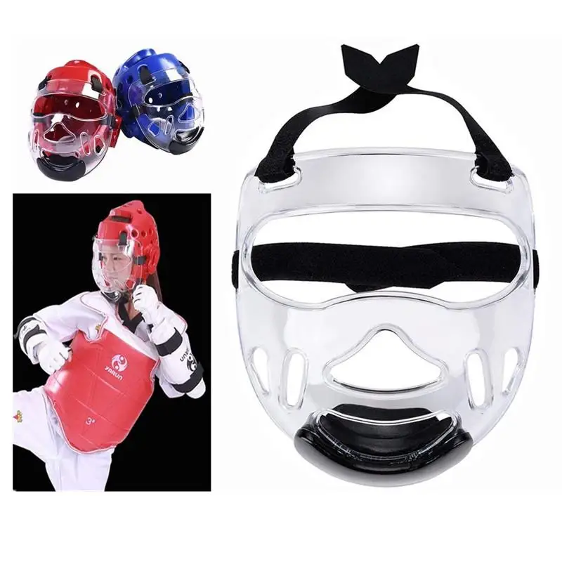 2018 New Removable Helmet Mask For Taekwondo Karate Face Mask Protector