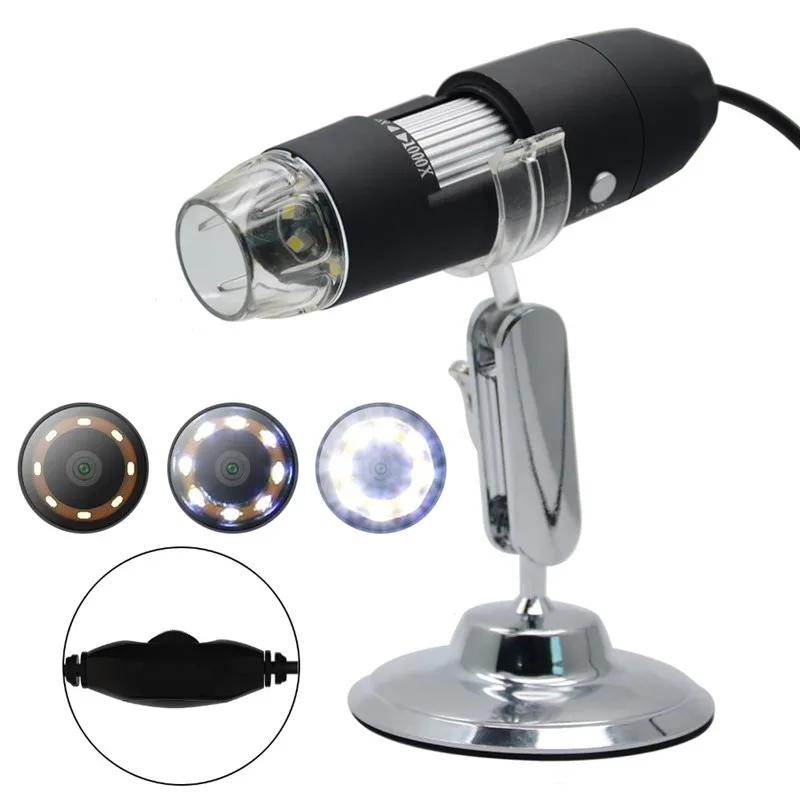 

DANIU HD 2.0MP 1000X Microscope Stereo Electronic Digital Microscope 1920*1080P With 3 In 1 USB Android Magnification Measure