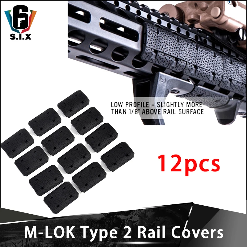 12 Pcs Set M Lok Type 2 Rail Covers For Mlok Handguard Weaver Picatinny Rail Cover Scope Mounts Accessories Aliexpress