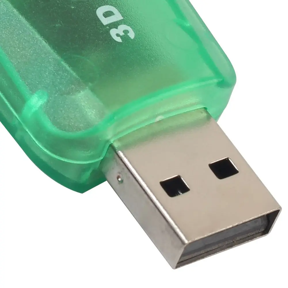 USB аудио адаптер внешний звуковая карта с динамиком наушники и микрофон разъем