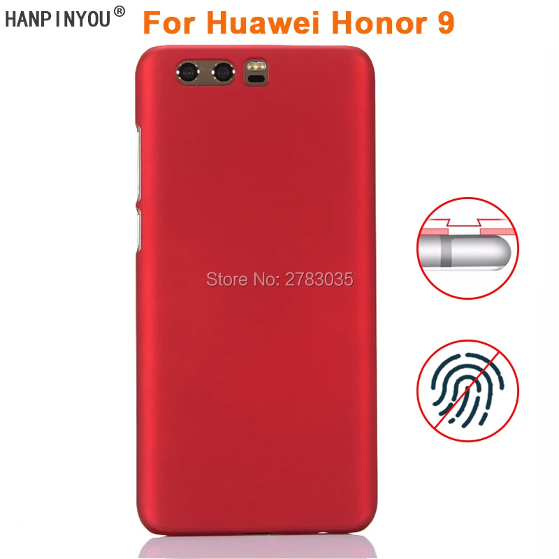 

For Huawei Honor 9 5.15 Inch New Anti-fingerprint Ultra-thin Smooth Matte PC Case Hard Back Protective Cover