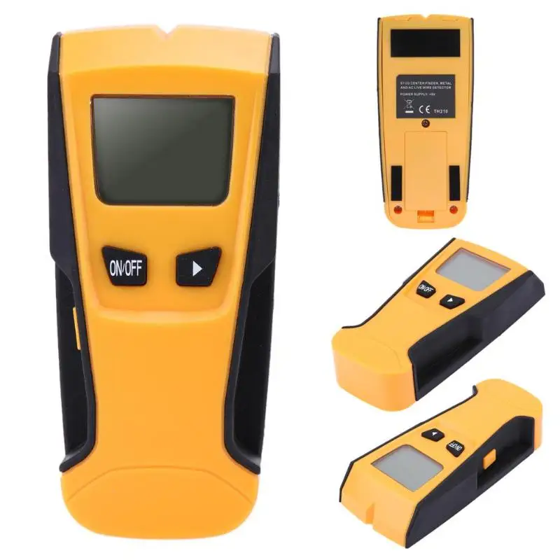 3 in 1 Portable LCD Stud Metal Detectors Wall Scanner Stud Finder Metal Voltage Live Wire Detector Electric Finder Wall Detector