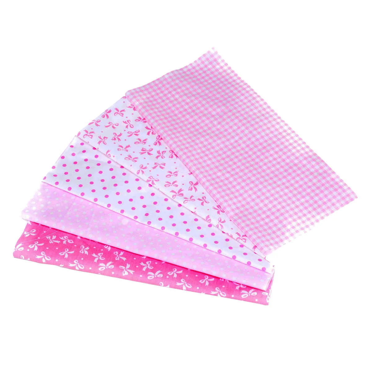 Buy 5pieces/lot Pink Squares Pre Cut 100 Cotton