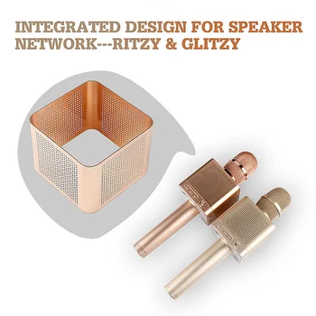 

DOITOP Original Q10S Wireless Karaoke Bluetooth Microphone Speaker Home KTV Karaoke MIC With 4 Speakers Voice Change For Phone