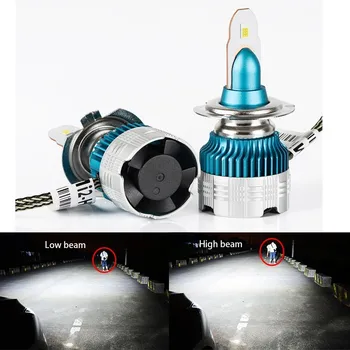 

2X Super Bright 52 W/Set 6000lm/Set 6500K S1 All in one Mi2 LED Del Faro Auto 6000lm Lampadina H4 H7 H8 H11 H16 H1 H3