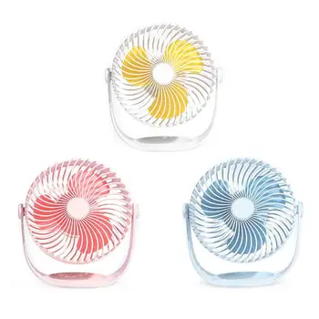 

Portable 7 inch USB Charging Desktop Fan 360 Degree Rotating Cooling Fans Home Air Cooler Office Desk Mini Cooling Desktop fan