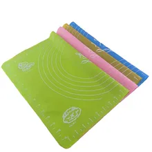 Коврик для выпечки торта коврик, кухонные инструменты мягкий сликоновые не прилипающие коврик для мучных изделий разминание весы