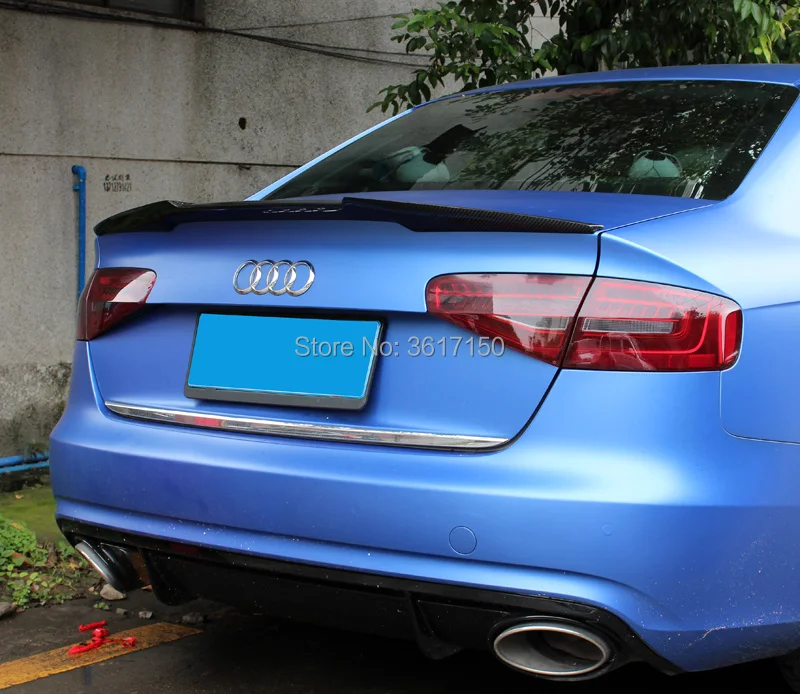 Предназначен для Audi A4 S4 B8.5 спойлер багажника из углеродного
