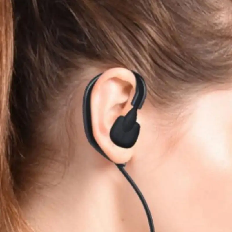 Тактика уха костный вибратор снижение шума наушник с U94 Ptt для Baofeng Uv5r 6r Kenwood Tk3107 Tyt