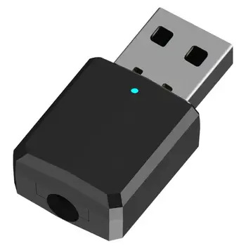 

USB Bluetooth 5.0 Dongle Adapter 2 in 1 Wireless Music Audio Receiver Transmitter for Car PC Computer TV Speaker Headphones