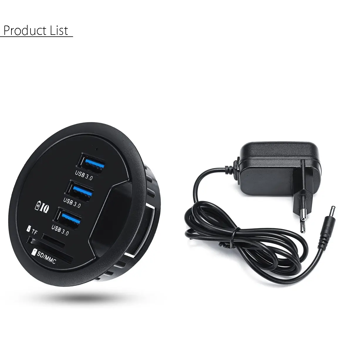 Универсальный в настольные часы 3 Порты и разъёмы USB 0 HUB адаптер Зарядное