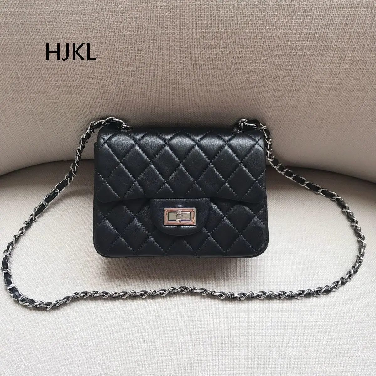 

2018 LEATHER WOMEN'S SINGLE SHOULDER CLUTCH BAG FASHION CROSS GRAIN BRAND COWHIDE HANDBAG RHOMBUS WALLET PURSE WOMEN HANDBAG
