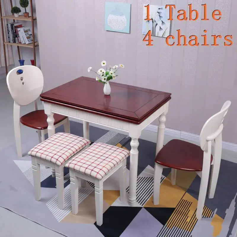 Sandalye Eet Tafel Juego الطعام دي جانتار ريدوندا A انجر مجموعة Yemek Masasi غرفة خشبية تابلو ميسا Comedor مكتب طاولة طعام