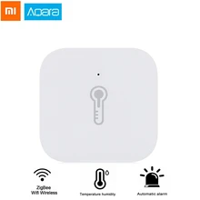 Испания Франция со AQara Смарт Температура синтетический каннабиноид класса дибензопиранов Hu mi влажности Сенсор ZigBee Wi-Fi Беспроводной работу для спортивной камеры Xiao mi умный дом для mi jia mi Home приложение